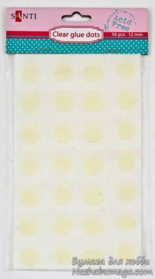 Клеевые капли Santi (Санти), 12 мм, 56 шт. в упаковке 952705 952705 фото