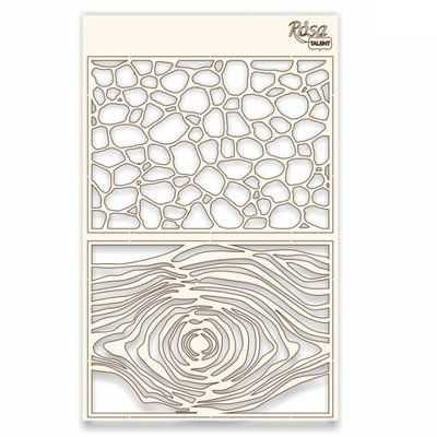 Чипборд из картона для рукоделия Фоновый „Абстракция" 5, белый картон, 12,6х20см 94232050 94232050 фото
