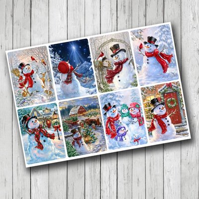 Лист с картинками для скрапбукинга Christmas, арт 133104 133-104 фото