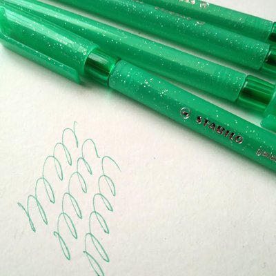 Ручка шариковая STABILO GALAXY, зеленые чернила 411345 фото
