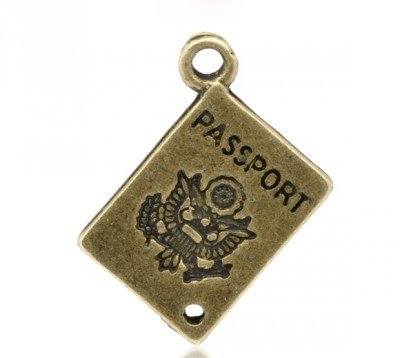 Подвеска металлическая "Паспорт", 1шт. B13278 B13278 фото