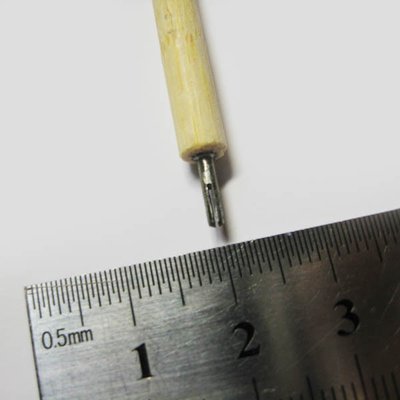 Инструмент для квиллинга деревянный с металлической вилочкой 104003 фото