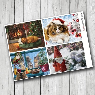 Лист с картинками для скрапбукинга Christmas, арт 133082 133-082 фото