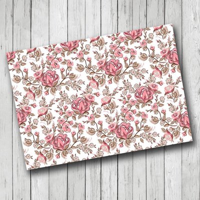 Бумага для скрапбукинга Florals&flower, арт b16178 b16-178 фото